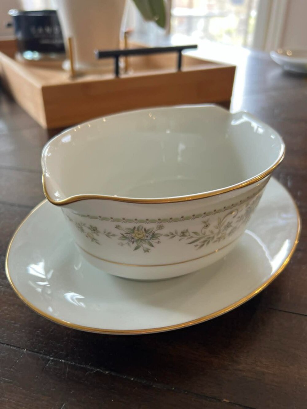 Noritake Fine China Gravy Bowl GREEN HILL 2897